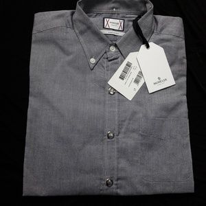 MONCLER MEN CASUAL COTTON SHIRT GRAY